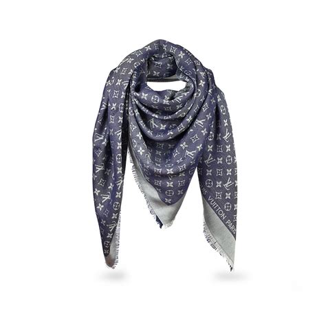 blue lv scarf|louis vuitton scarf ladies.